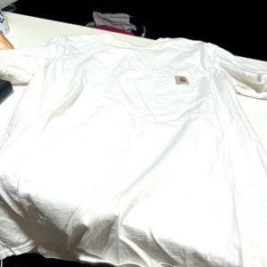 White carhartt shirt